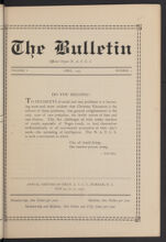 Thumbnail image for The National Association of Colored Teachers Bulletin - Vol. 5, No. 3