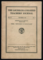 Thumbnail image for The Louisiana Colored Teachers' Journal - Vol. 4, No. 2