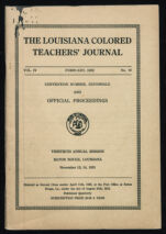 Thumbnail image for The Louisiana Colored Teachers' Journal - Vol. 4, No. 10