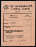 Thumbnail image for The Louisiana Colored Teachers' Journal - Vol. 9, No. 1