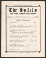 Thumbnail image for The American Teacher Association Bulletin - Vol. 26, No. 3