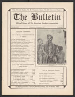 Thumbnail image for The American Teacher Association Bulletin - Vol. 31, No. 2