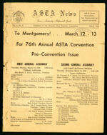 Thumbnail image for ASTA News - Vol. 4, No. 5