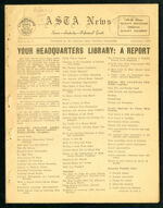 Thumbnail image for ASTA News - Vol. 5, No. 1