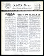 Thumbnail image for ASTA News - Vol. 10, No. 4