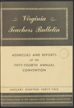 Thumbnail image for Virginia Teachers Bulletin - Vol. 19, No. 1