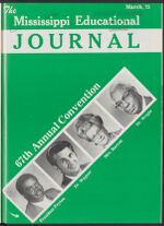 Thumbnail image for Mississippi Educational Journal - Vol. 49, No. 4