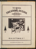 Thumbnail image for National Educational Outlook Among Negroes - Vol. 3, No. 2