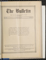 Thumbnail image for The National Association of Colored Teachers Bulletin - Vol. 8, No. 7