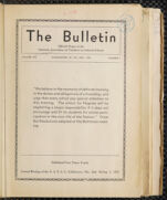 Thumbnail image for The National Association of Colored Teachers Bulletin - Vol. 13, No. 1
