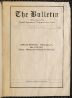Thumbnail image for The National Association of Colored Teachers Bulletin - Vol. 15, No. 3
