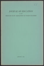Thumbnail image for Journal of Education - Vol. 1, No. 1