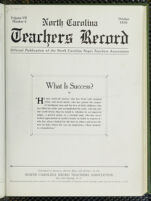 Thumbnail image for North Carolina Teachers' Record - Vol. 7, No. 4