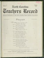 Thumbnail image for North Carolina Teachers' Record - Vol. 9, No. 4