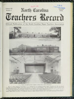 Thumbnail image for North Carolina Teachers' Record - Vol. 12, No. 1