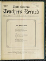 Thumbnail image for North Carolina Teachers' Record - Vol. 14, No. 4