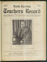 Thumbnail image for North Carolina Teachers' Record - Vol. 15, No. 1