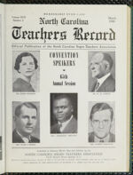 Thumbnail image for North Carolina Teachers' Record - Vol. 17, No. 2