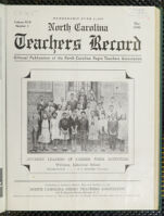Thumbnail image for North Carolina Teachers' Record - Vol. 17, No. 3