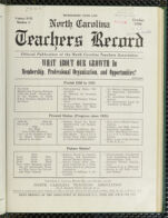 Thumbnail image for North Carolina Teachers' Record - Vol. 17, No. 4