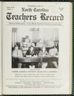 Thumbnail image for North Carolina Teachers' Record - Vol. 18, No. 1