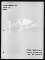 Thumbnail image for Texas Standard - Vol. 29, No. 1