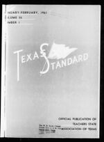 Thumbnail image for Texas Standard - Vol. 35, No. 1