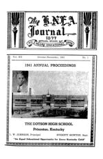Thumbnail image for The K.N.E.A. Journal - Vol. 12, No. 1