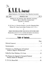 Thumbnail image for The K.N.E.A. Journal - Vol. 21, No. 2