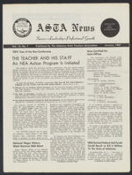 Thumbnail image for ASTA News - Vol. 13, No. 1