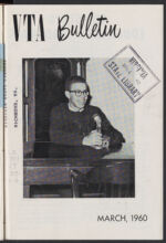 Thumbnail image for VTA Bulletin - Vol. 41, No. 6