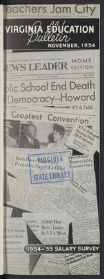 Thumbnail image for Virginia Education Bulletin - Vol. 34, No. 3