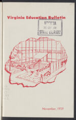 Thumbnail image for Virginia Education Bulletin - Vol. 41, No. 2