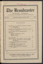 Thumbnail image for Broadcaster - Vol. 8, No. 1