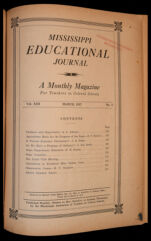 Thumbnail image for Mississippi Educational Journal - Vol. 13, No. 6