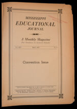 Thumbnail image for Mississippi Educational Journal - Vol. 13, No. 8