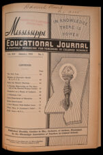 Thumbnail image for Mississippi Educational Journal - Vol. 14, No. 4