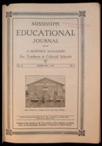 Thumbnail image for Mississippi Educational Journal - Vol. 10, No. 5