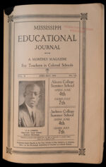 Thumbnail image for Mississippi Educational Journal - Vol. 10, No. 7-8