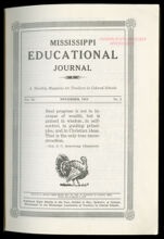 Thumbnail image for Mississippi Educational Journal - Vol. 11, No. 2