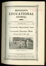 Thumbnail image for Mississippi Educational Journal - Vol. 11, No. 4