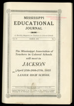 Thumbnail image for Mississippi Educational Journal - Vol. 11, No. 6