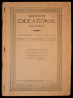 Thumbnail image for Mississippi Educational Journal - Vol. 12, No. 1