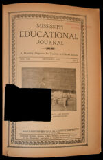 Thumbnail image for Mississippi Educational Journal - Vol. 12, No. 3