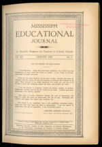 Thumbnail image for Mississippi Educational Journal - Vol. 12, No. 4
