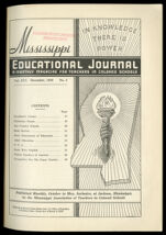 Thumbnail image for Mississippi Educational Journal - Vol. 16, No. 3