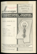 Thumbnail image for Mississippi Educational Journal - Vol. 17, No. 2