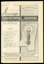 Thumbnail image for Mississippi Educational Journal - Vol. 19, No. 1