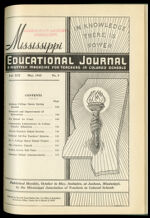 Thumbnail image for Mississippi Educational Journal - Vol. 19, No. 8