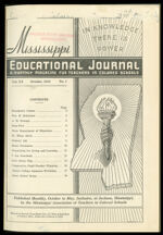 Thumbnail image for Mississippi Educational Journal - Vol. 20, No. 1